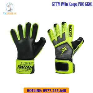 GĂNG TAY THỦ MÔN IWIN KEEPA PRO GK01 ĐEN DẠ
