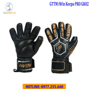 GĂNG TAY THỦ MÔN IWIN KEEPA PRO GK02 ĐEN ĐỒNG