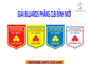 CỜ CÚP GIẢI BIDA ĐỈNH MỚI