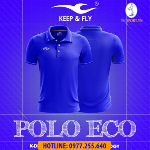 Áo polo thể thao Keepfly màu xanh bích