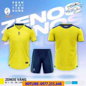 ÁO ĐÁ BANH ZENOS MÀU VÀNG