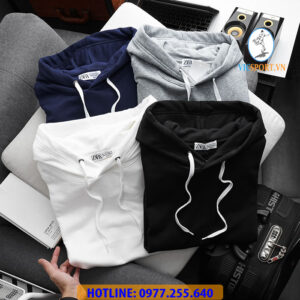 ÁO HOODIE ZARA NỈ 4 MÀU CỰC ĐẸP