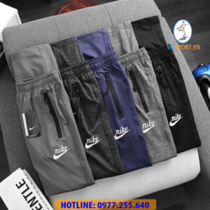 QUẦN DÀI SUÔNG NIKE CHỮ THUN POLY CỰC ĐẸP