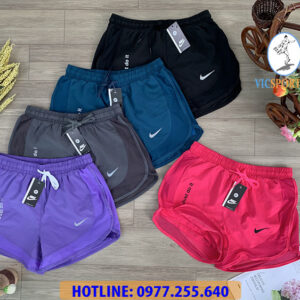 QUẦN ĐÙI NỮ 2 LỚP NIKE TRƠN CỰC CHẤT