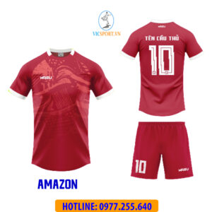 ÁO KHÔNG LOGO AMAZON MÀU ĐỎ