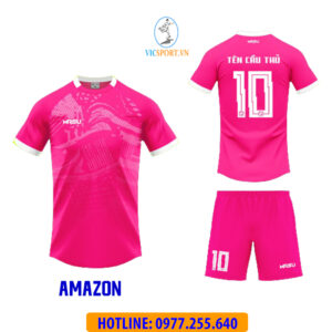 ÁO KHÔNG LOGO AMAZON MÀU HỒNG