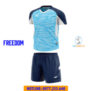 ÁO KHÔNG LOGO RIKI FREEDOM MÀU XANH DA