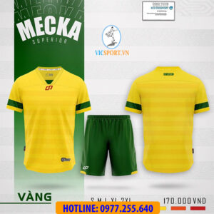 ÁO KHÔNG LOGO MECKA MÀU VÀNG