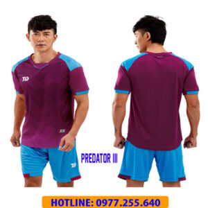 ÁO ĐÁ BANH PREDATOR III MÀU TÍM CẨM