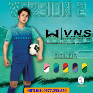 ÁO ĐÁ BANH VERSION 2 MÀU XANH LÝ