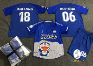 ÁO DORAEMON XANH IN CHO KHÁCH BÌNH DƯƠNG