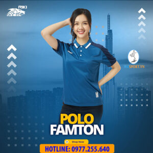 ÁO POLO FAMTOM MÀU XANH CỔ VỊT
