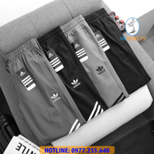 QUẦN DÀI NAM CHẤT DÙ ADIDAS  3 SỌC GỐI