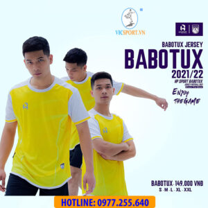 ÁO ĐÁ BANH BABOTUX MÀU VÀNG