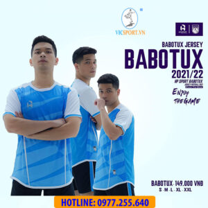 ÁO ĐÁ BANH BABOTUX MÀU XANH BIỂN