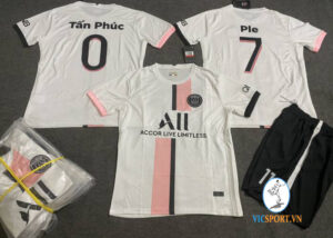 ÁO PSG TRẮNG THÁI LAN IN CHO KHÁCH