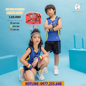 BỘ THỂ THAO TRẺ EM BEYONO LAYUP MÀU XANH BÍCH