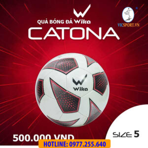 BÓNG ĐÁ WIKA CATONA SIZE 5 MÀU ĐỎ