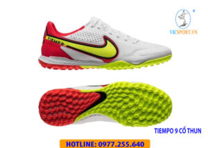 GIÀY CỔ THUN NIKE TIEMPO LEGEND 9 PRO MÀU TRẮNG ĐỎ