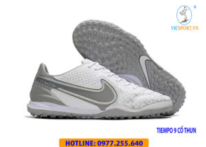 GIÀY CỔ THUN NIKE TIEMPO LEGEND 9 PRO MÀU TRẮNG XÁM