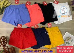 QUẦN ĐÙI PUMA NỮ 2 LỚP SỌC