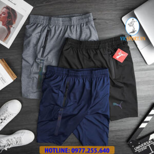 QUẦN SHORT NAM PUMA SỌC HÔNG