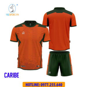 ÁO ĐÁ BANH CARIBE MÀU CAM