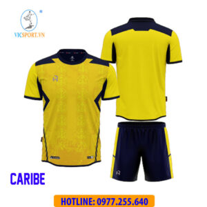 ÁO ĐÁ BANH CARIBE MÀU VÀNG