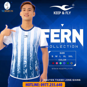 ÁO ĐÁ BANH FERN MÀU XANH BÍCH