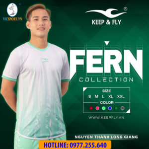 ÁO ĐÁ BANH FERN MÀU XANH NGỌC