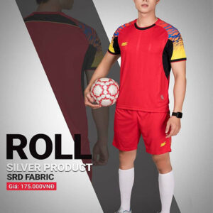 ÁO ĐÁ BANH RIKI ROLL MÀU ĐỎ