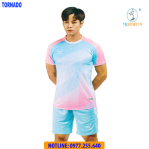 ÁO ĐÁ BANH TORNADO XANH HỒNG