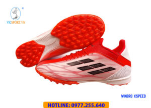 GIÀY ĐÁ BANH WINBRO XSPEED MÀU ĐỎ SỌC TRẮNG