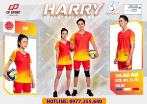Bộ Bóng Chuyền Harry Màu Đỏ