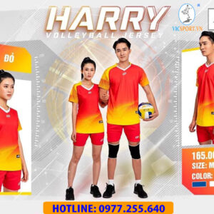 Bộ Bóng Chuyền Harry Màu Đỏ