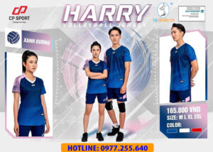 Bộ Bóng Chuyền Harry Màu Xanh Dương
