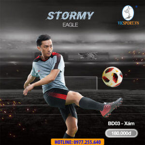 Áo Đá Banh Beyono Eagle Xám