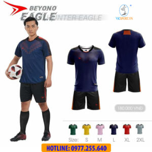 Áo Đá Banh Beyono Eagle Xanh Đen