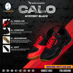 GIÀY CẦU LÔNG CALO KAMITO MÀU ĐEN