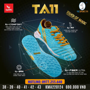 GIÀY ĐÁ BANH KAMITO TA11 TF XANH NGỌC