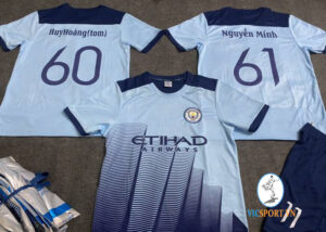 ÁO MAN CITY XANH BIỂN IN CHO KHÁCH