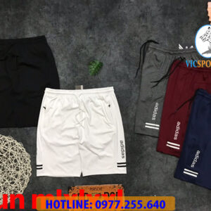 SHORT THUN NAM ADIDAS CHỮ HÔNG