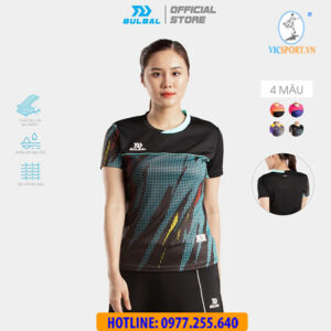 ÁO CẦU LÔNG NỮ BULBAL BAT1001 XANH NGỌC