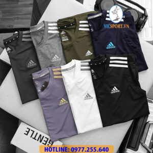 ÁO SÁT NÁCH NAM ADIDAS 3 SỌC VAI