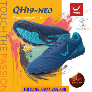 GIÀY ĐÁ BANH WIKA QH19 NEO MÀU TÍM THAN