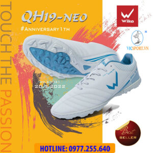 GIÀY ĐÁ BANH WIKA QH19 NEO MÀU TRẮNG