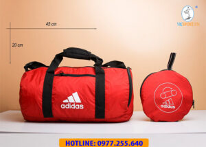 TÚI TRỐNG DÙ ADIDAS ĐỎ