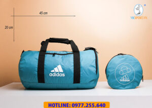 TÚI TRỐNG DÙ ADIDAS XANH BIỂN