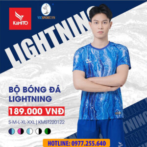 ÁO ĐÁ BANH KAMITO LIGHTNING XANH BÍCH