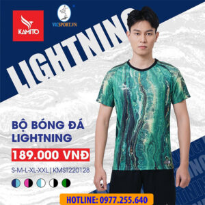 ÁO ĐÁ BANH KAMITO LIGHTNING XANH RÊU